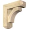 Ekena Millwork Westlake Craftsman Rough Sawn Bracket w/ Offset Brace, Douglas Fir, 6"W x 18"D x 18"H BKT0604X18X18WTL04RDF - alternate 1